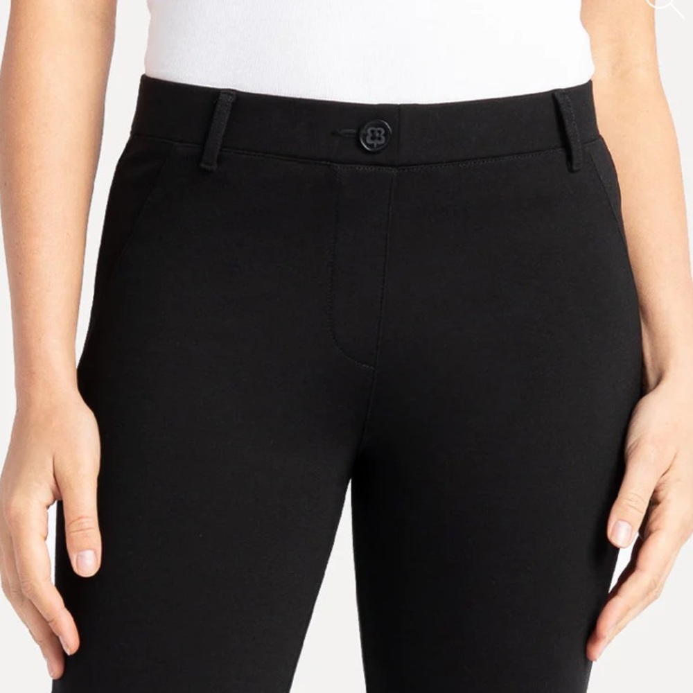 Betabrand Straight Leg Classic Dress Yoga Pant Black XL - Picture 3 of 16